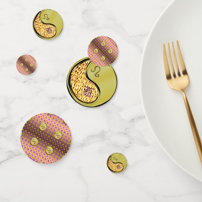 Leo & Metal Rooster Confetti (Group)