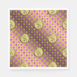 Leo & Metal Rooster Napkin