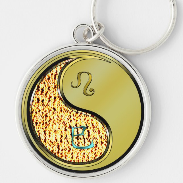 Leo & Metal Snake Key Ring (Front)