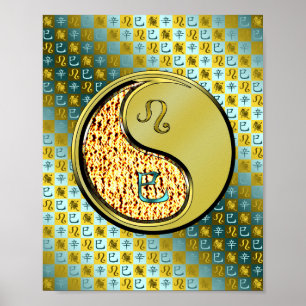 Leo & Metal Snake Poster