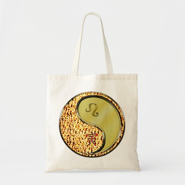 Leo & Metal Tiger Tote Bag (Front)