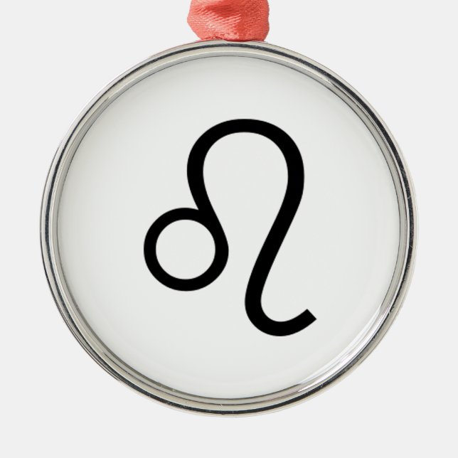 Leo Metal Tree Decoration (Front)