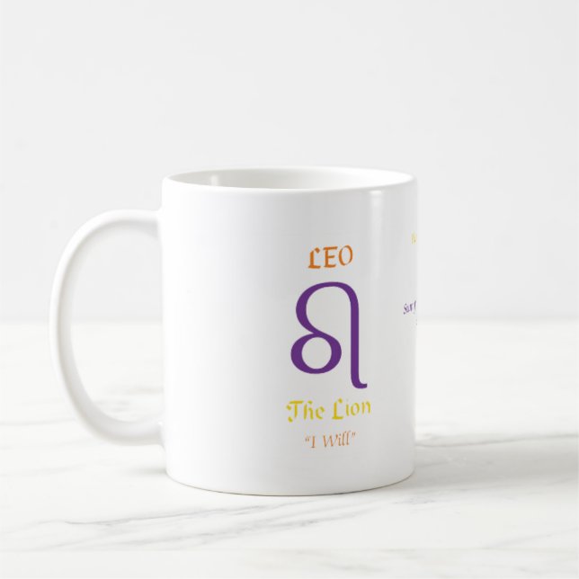 Leo mug (Left)
