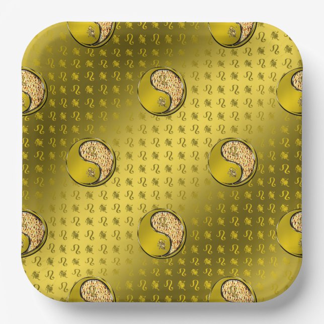 Leo Paper Plate (Front)