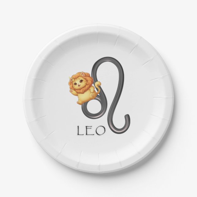 Leo Paper Plates (Front)