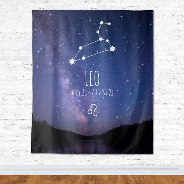 Leo | Personalised Astrology Tapestry (Creator Uploaded)