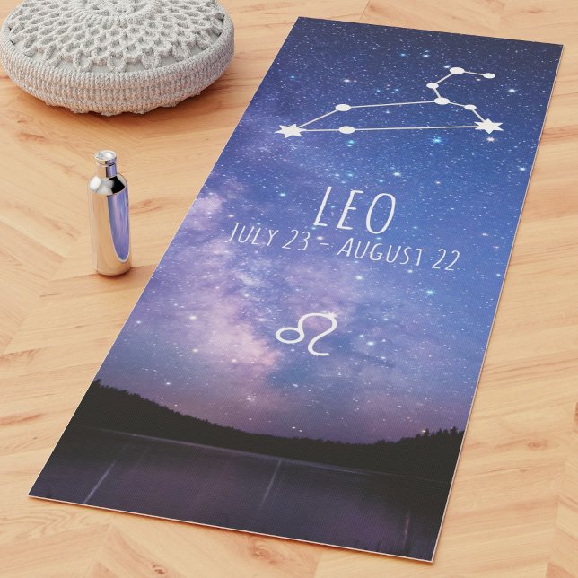 Leo | Personalised Zodiac Astrology Yoga Mat (Creator Uploaded)