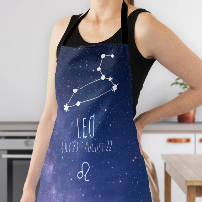 Leo | Personalised Zodiac Constellation Apron (Creator Uploaded)