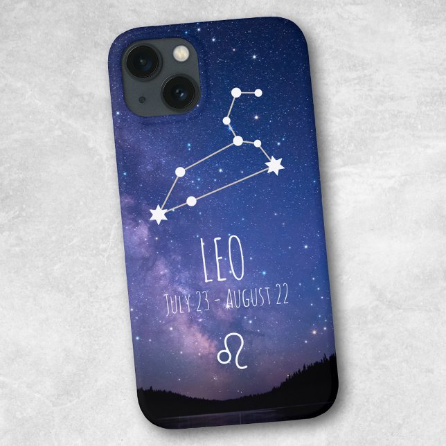 Leo | Personalised Zodiac Constellation Case-Mate iPhone Case (Creator Uploaded)