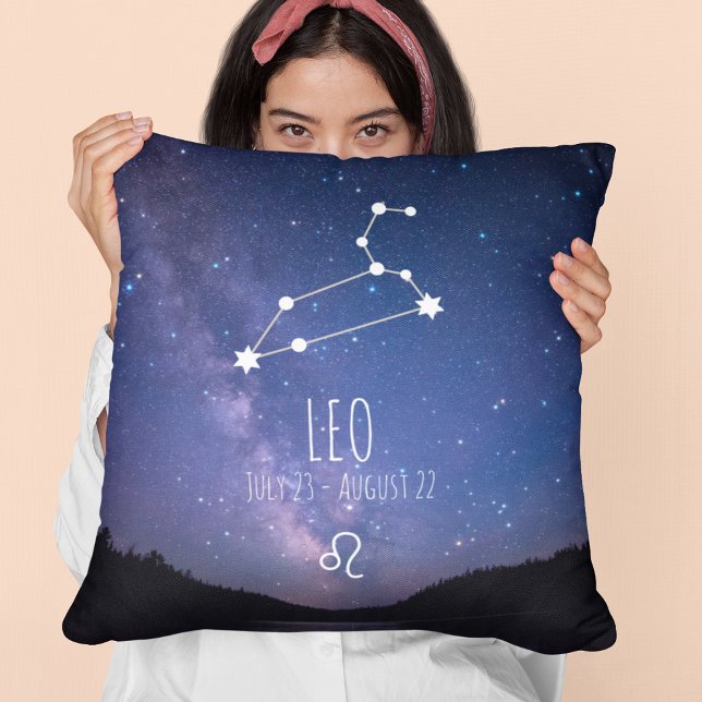 Leo | Personalized Zodiac Constellation Cushion (Creator Uploaded)