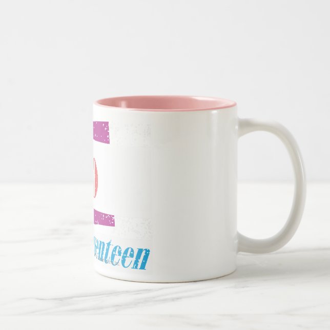 Leo Pink Two-Tone Coffee Mug (Right)