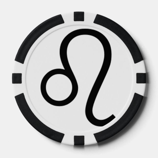 Leo Poker Chips (Front)