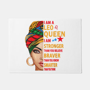 Leo queen I am stronger funny birthday gift for Le Doormat