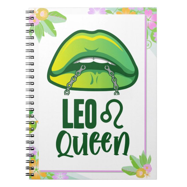Leo Queen  Notebook (Front)