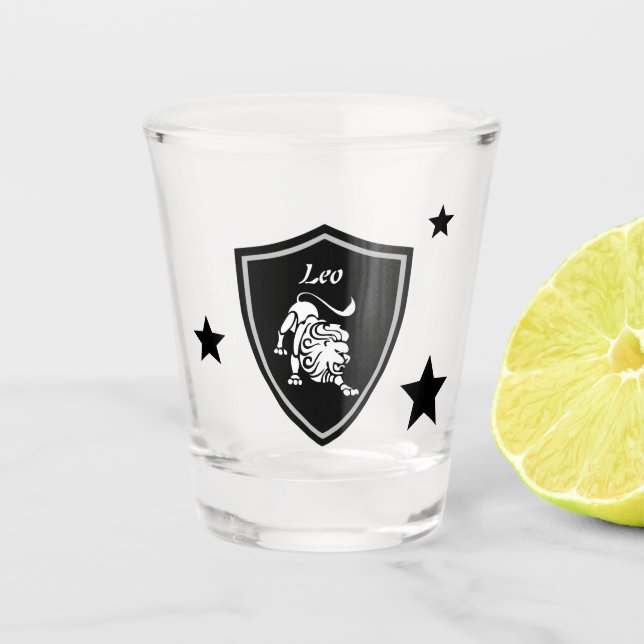 Leo Shot Glass (Front)