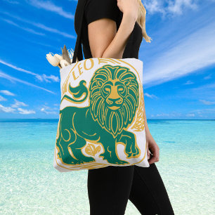 Leo Sign of the Zodiac on a Tote Bag