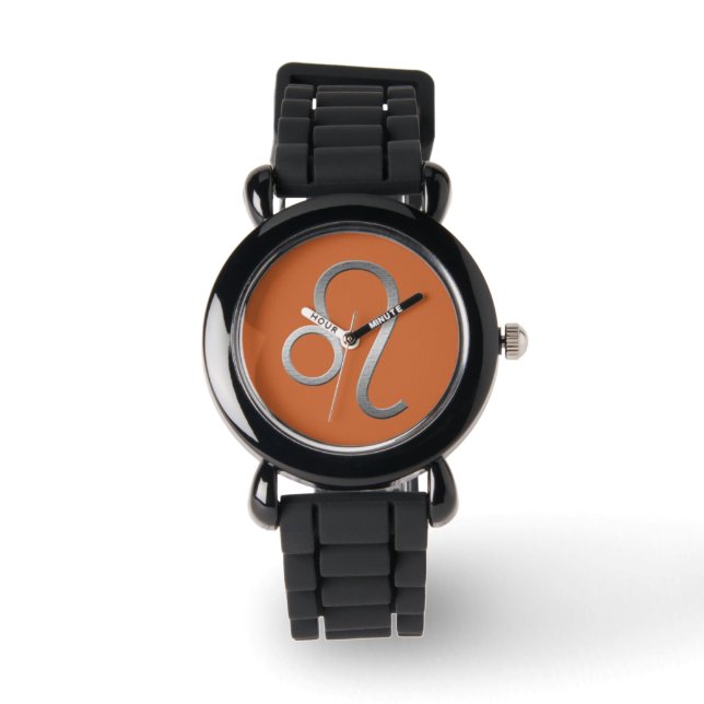 leo - silver watch (Front)