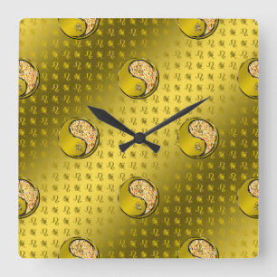 Leo Square Wall Clock