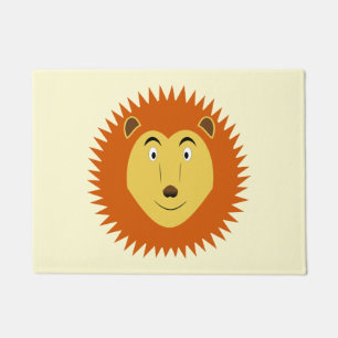 Leo Star Sign Lion Birthday Doormat