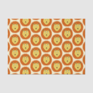 Leo Star Sign Lion Birthday Patterned Tissue Paper