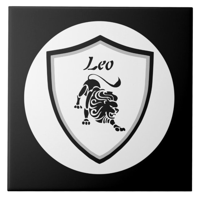 Leo symbol       ceramic tile (Front)