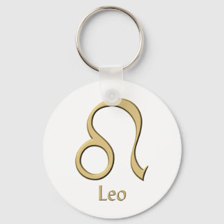 Leo symbol key ring