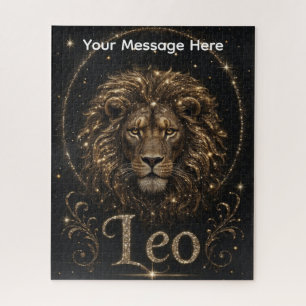Leo: The Golden Lion of the Zodiac Jigsaw Puzzle