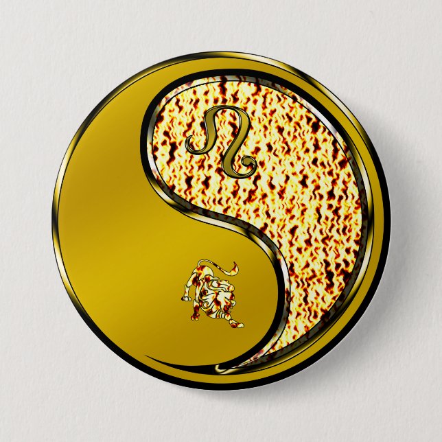 Leo the Lion 7.5 Cm Round Badge (Front)