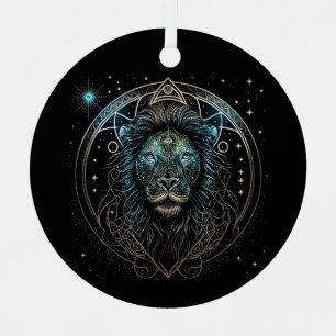Leo the Lion Metal Tree Decoration