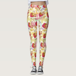 Leo the Lion star sign Leggings