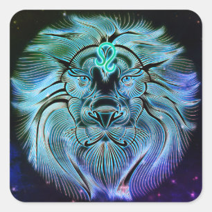 leo the lion zodiac stickers
