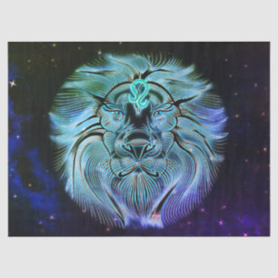 leo the lion zodiac tissue paper