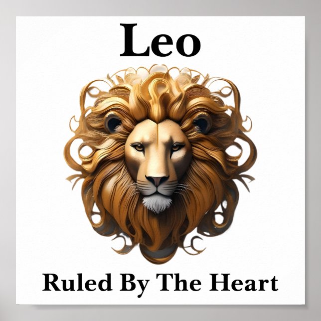 Leo The Lion: Zodiac's Fiery Birth Sign (Front)