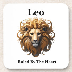 Leo The Lion: Zodiac's Fiery Birth Sign Coaster
