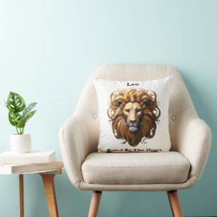Leo The Lion: Zodiac's Fiery Birth Sign Cushion
