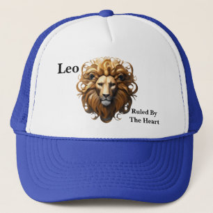 Leo The Lion: Zodiac's Fiery Birth Sign Trucker Hat