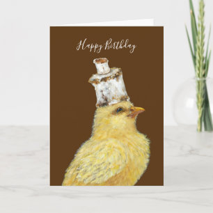 Leo the Marshmallow Peep birthday card