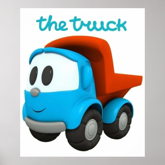 Leo The Trcuk Kids Poster (Front)