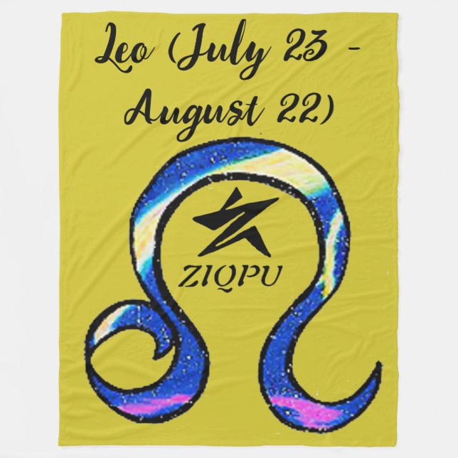 Leo Throw Blanket (Front)