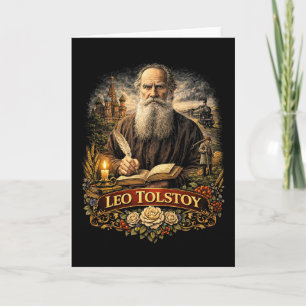 Leo Tolstoy Holiday Card