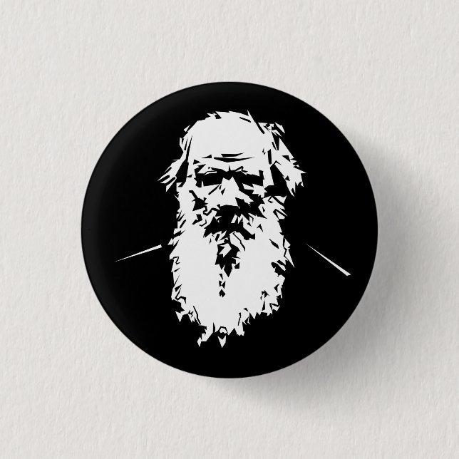 Leo Tolstoy - portrait 3 Cm Round Badge (Front)