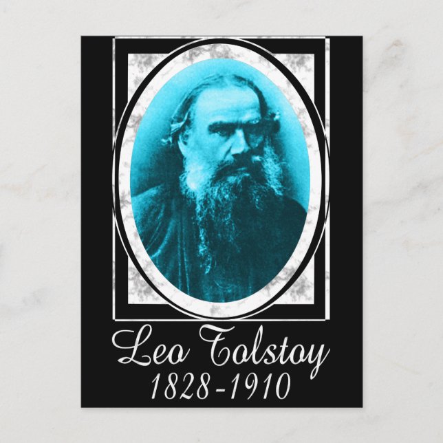 Leo Tolstoy Postcard (Front)