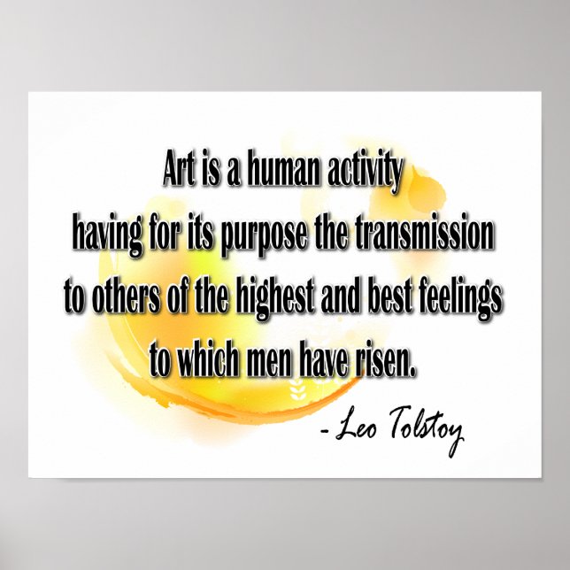 Leo Tolstoy Poster (Front)