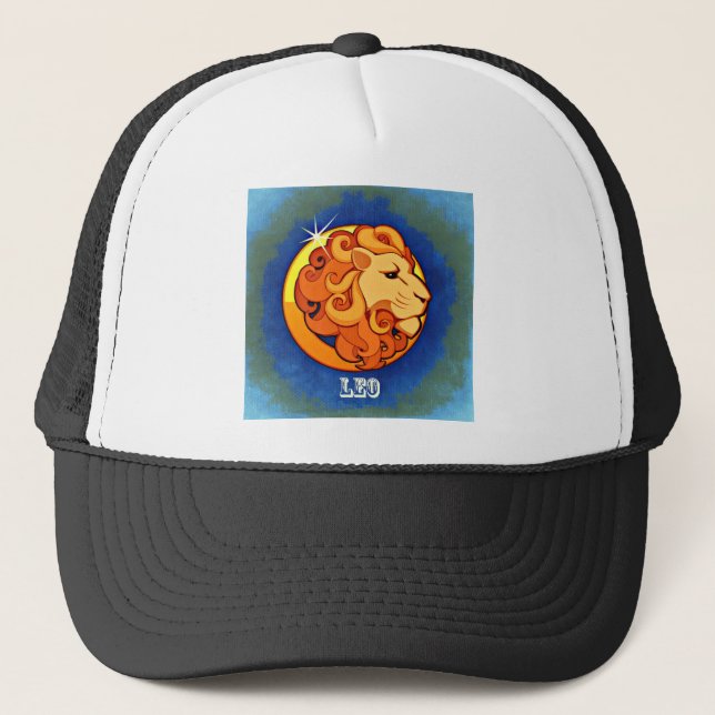 Leo Trucker Hat (Front)