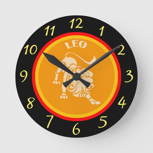 Leo Wall Clock (Front)