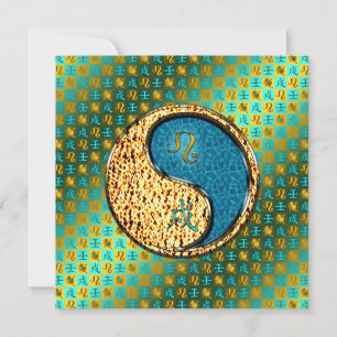 Leo & Water Dog Card