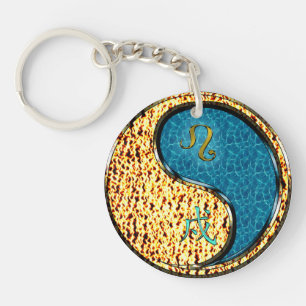 Leo & Water Dog Key Ring