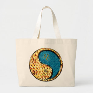 Leo & Water Dragon Large Tote Bag