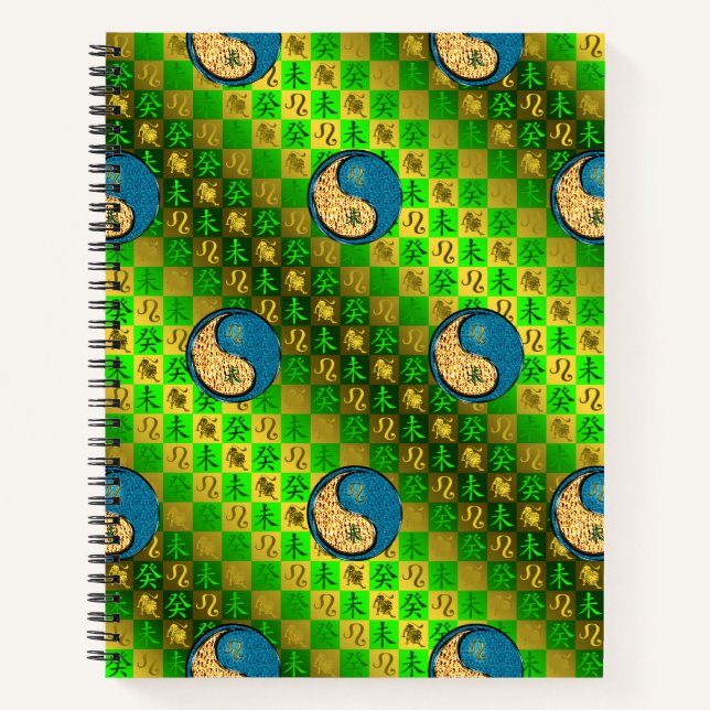 Leo & Water Goat Notebook (Front)