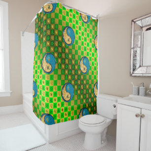 Leo & Water Goat Shower Curtain